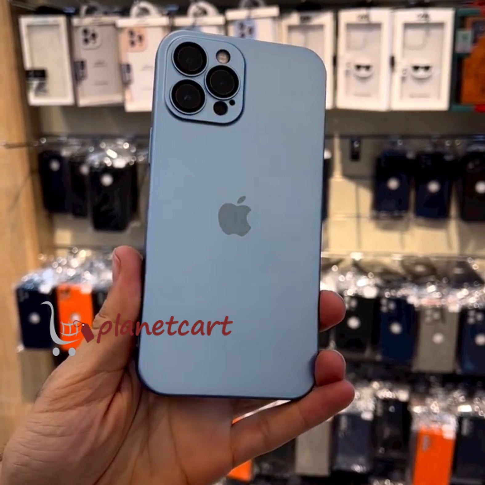 Luxurious Matte Thin Back Case With Shinning Logo For iPhone 14 Plus