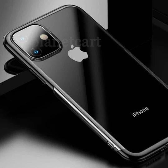 Baseus Ultra-Thin Transparent Sparkling Edge Case For iPhone 11 Pro