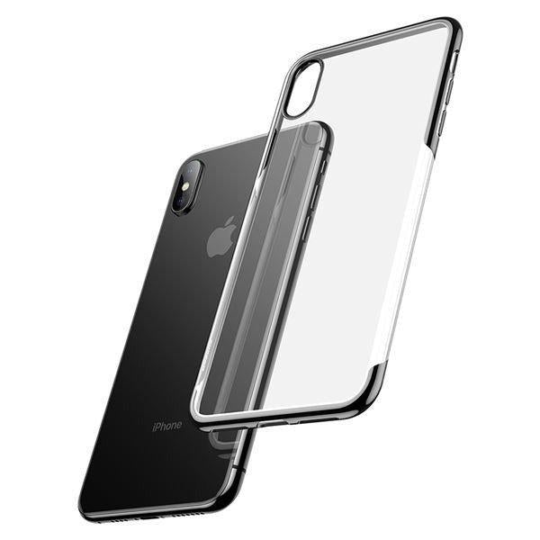 Baseus Ultra Thin Glitter Transparent Silicon Case For Iphone X/XS - Planetcart