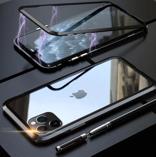 Electronic Auto-Fit Magnetic Glass Case For iPhone 11 Pro - Planetcart