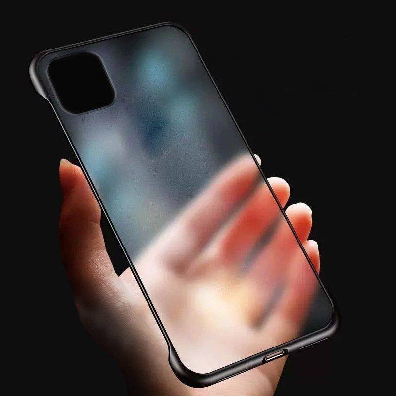 Frameless Semi Transparent Finger Ring Case For iPhone 11 Pro - Planetcart