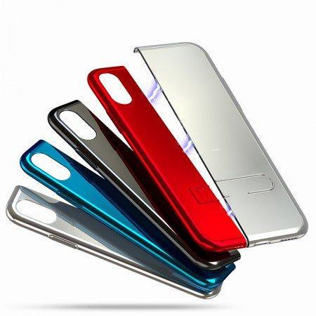Auto-Fit Magnetic Contrast Colour Kickstand Case For iPhone X/XS - Planetcart