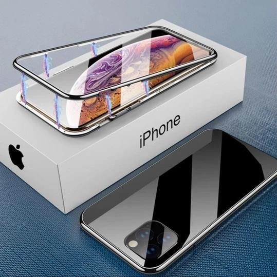 Electronic Auto-Fit Magnetic Glass Case For iPhone 11 Pro - Planetcart