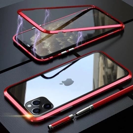 Electronic Auto-Fit Magnetic Glass Case For iPhone 11 Pro - Planetcart