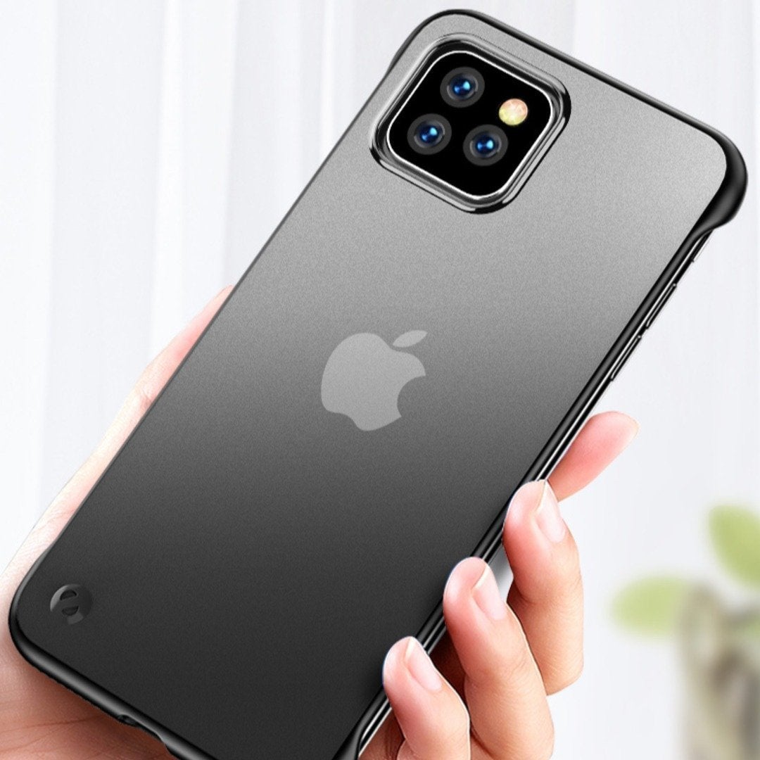 Frameless Semi Transparent Finger Ring Case For iPhone 11 Pro - Planetcart