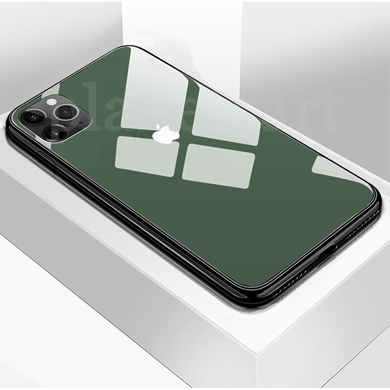 Special Edition Glossy Glass Soft Edge Case For iPhone 11 Pro