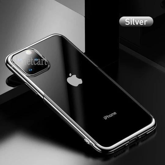 Baseus Ultra-Thin Transparent Sparkling Edge Case For iPhone 11 Pro Max