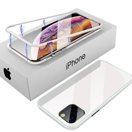 Electronic Auto-Fit Magnetic Glass Case For iPhone 11 Pro - Planetcart