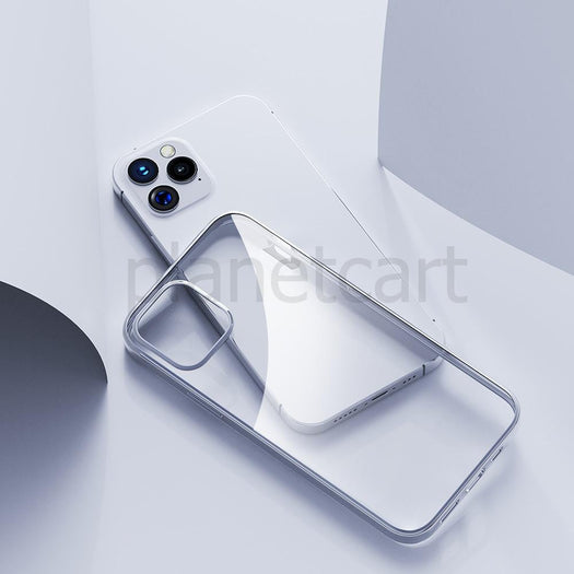Luxury Square Silicon Clear Case For iPhone 12 Pro Max