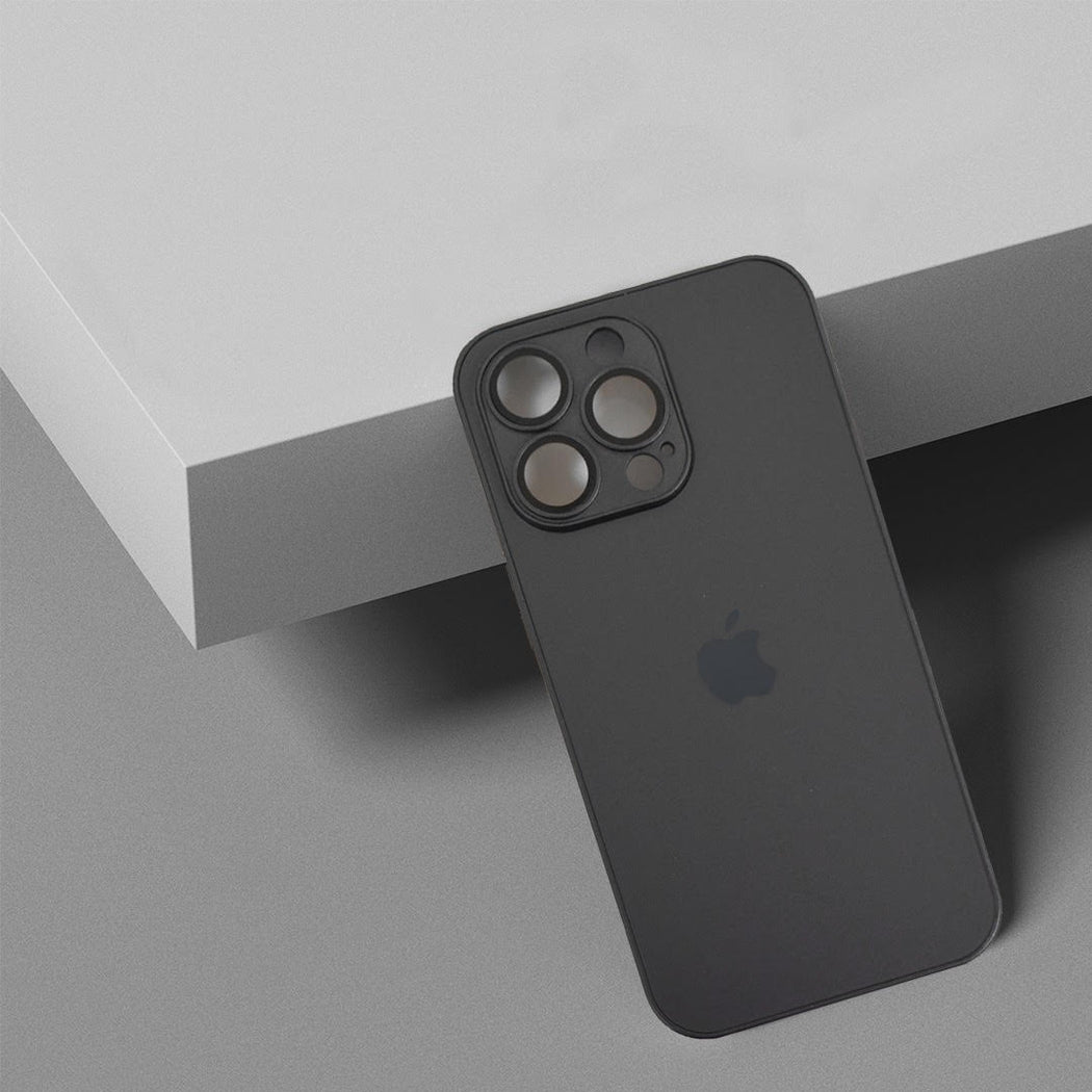 Premium Glass Back Case With Camera Lens Protector For iPhone 13 Series