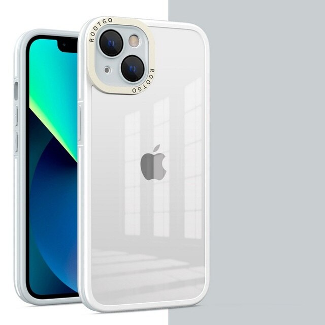 Root Transparent Polycarbonate Back Case Cover for iPhone